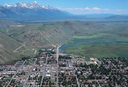 Town of Jackson from Snow King Mountain